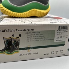 Muck Boot Hale Transformers Kids Grimlock Boots KBH-3GRM Size C8