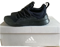 Adidas Lite Racer Adapt 5.0 Running Shoes Kids 11K Triple Black Slip On Athletic