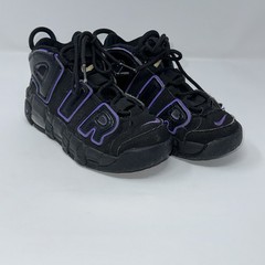 Nike Air More Uptempo 96 Shoes Youth Size 12C Black Purple DX5955-001 Basketball