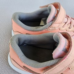 Nike Flex Contact TDV Hook & Loop Sneaker SZ 1Y Pink Rose Gold 917938-600