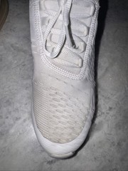 Nike Kids Air Max 270 White/pink Foam/grey size 5.5y