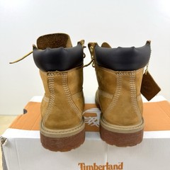 Timberland Premium 6 Inch Waterproof Wheat Nubuck Junior Youth Boots Sz 4