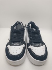 Ed Hardy White Black Graphic Sneaker Unisex Kids Lace Up Size 13