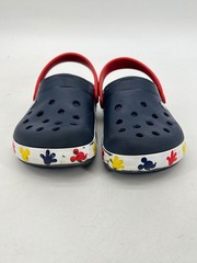 Crocs Fun Lab Mickey Lights Clog Navy Blue Lightweight Slip On Shoes Kids Size 2