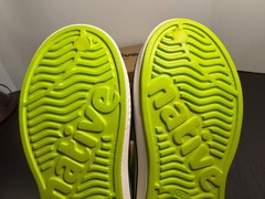 Native Miles Slip On Shoes Chartreuse/Shell White Little Kids/Toddler C12