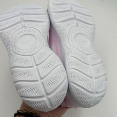 Nike Flex Runner 4 (PS) Youth Girls Size 7Y Slip-On Pink/White Sneakers New