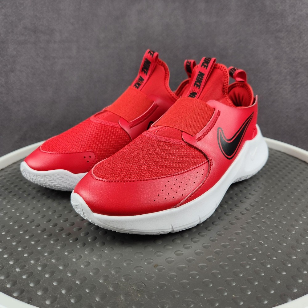 Nike Flex Runner Shoes Kids Size 7Y Red Slip On Running FN1294-600 Sneakers NEW