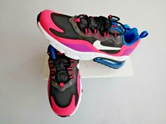 NIKE AIR MAX 270 REACT GS TRAINING BIG KIDS‘ SHOES SIZE: 5Y, 6Y, 6.5Y, 7Y