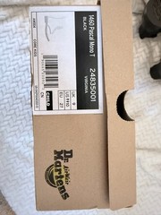 Dr. Doc Martens Combat Boots 1460 Pascal Mono T Black-Child 10 *NEW IN BOX