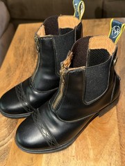 Moretta Active Flex Black Riding Boots Kids Size 2 Style 19659963 in VGUC