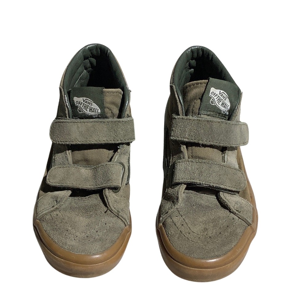 Vans Sk8-Mid Reissue V Suede Strap Sneakers Kids 2.5 — Skate, Casual, Streetwear