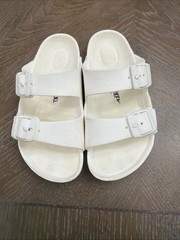 Birkenstock Kids EU 30 US 12 Arizona EVA White Waterproof Sandals Slides