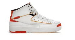 Air Jordan 2 Maison Chateau Rouge PS White/Orange/Black SZ 1.5Y DO5273-180