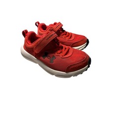 Under Armour Charged Assert 9 Kids Red Running Shoes 3026186-600 Size 13K Wide