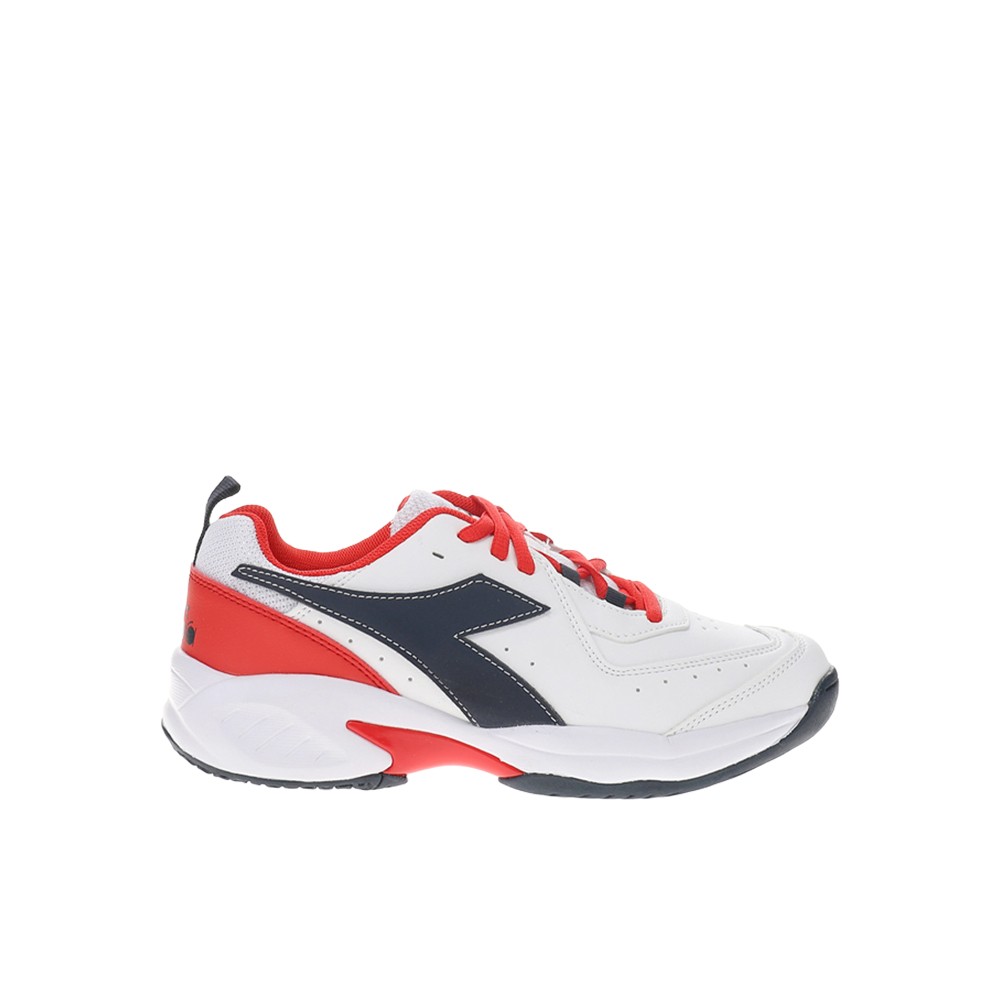 diadora S. Challenge 5 Super Light Tennis Youth Boys Red, White Sneakers Athlet