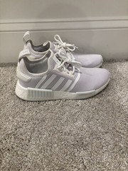 Adidas NMD R1 Refined J Primeblue Cloud White Grade School Size 7 *TRIED ON