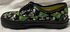 Vans The Simpsons Glow Incrhe Dark Bart Shoes. Kids Size: 11.5K
