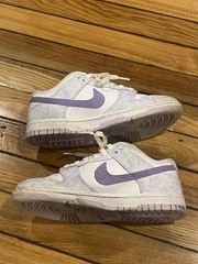 Nike Dunk Size 6 No Box Purple White Sb Hype Streetwear Sneakers Clouds Y2K