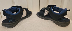 Carters Delray Hook-Loop Strap Child Size Simple Joys Size 12M Blue Green
