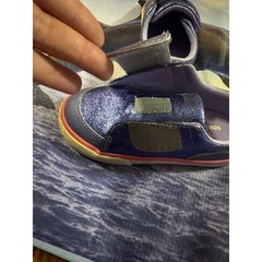 See Kai Run Basic Kids purple Shimmer Metallic Sneakers Hook Loop SKR KSN112U260