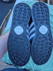 Adidas Samoa Black and White Sneakers Size 3 US / 35 EU
