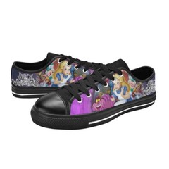 Alice in Wonderland Custom Low Top Canvas Sneaker Shoes For Kids