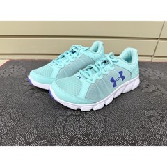 Under Armour Micro G Assert 6 Venetian Blue / Mint Youth Size 5.5 New!