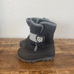Kamik Toddler’s US 5 Snowbug 3 Snow Boots Black Gray Winter Outdoor