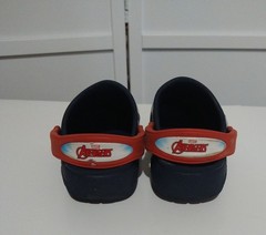 Pre Owned Crocs Marvel Avengers Clogs Youth Size C 11 Iron Man Captain America