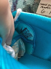 DS 2015 Nike Roshe One Print Blue Lagoon Copa White GS Sz 5.5Y