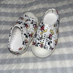 Disney Native Mickey Mouse C5 Unisex Children’s Shoes White Slip-On Waterproof