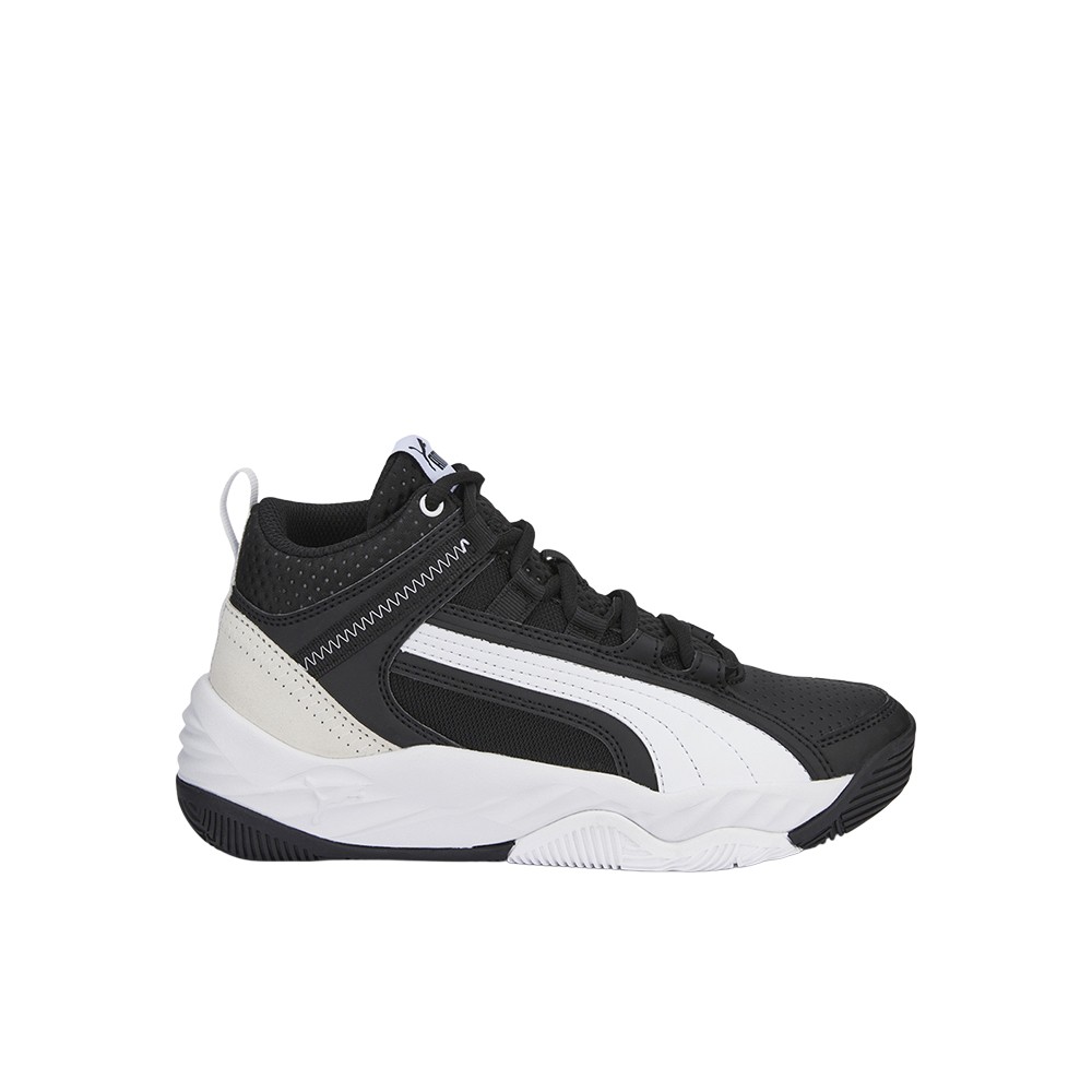 PUMA Rebound Future Evo Core Lace Up Youth Boys Black Sneakers Casual Shoes 386