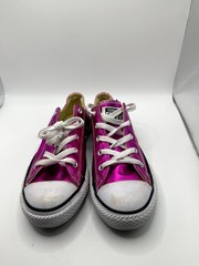 Converse Chuck Taylor All Star Low 355561F Kids 2 Sneaker Magenta Canvas Shoes