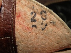 Mexico Square Toe Cowboy Western Boots Black & Brown Leather Youth sz 13 Mex 20