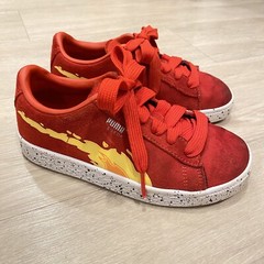 PUMA x Paw Patrol Marshall Red Suede Boys‘ Toddler Sneakers size 2