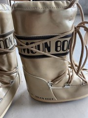 MOON BOOT Gold Metallic Snow Kids EU 27-30 US 10-12 New NWT Icon Low Junior