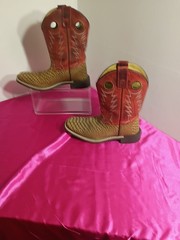 Cody James Brown Square Toe Cowboy Western Boots Youth Size 2 D style 43072C