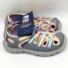 Khombu Cypress Toddler Sporty Pink Purple Yellow Adjustable Sandals Size 12 M