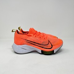 Nike Air Zoom Tempo Next% Flyknit Orange Athletic Casual Shoes Youth Size 6.5