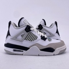 Air Jordan (GS) 4 Retro „MILITARY BLACK“ 2022 – Size 4Y – 408452 111 (15012-24)