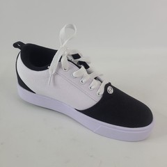 Heelys Pro 20 Black and White Skate Shoe Sneaker Youth Size 7