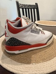 Air Jordan 3 Retro GS Fire Red Size 4.5Y