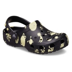 Crocs Kids Classic Glow In The Dark Space Clog K (210355-001)
