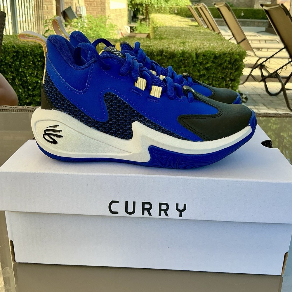 Under Armour Curry 3Z25 SDE Kids 11K Blue Basketball Sneakers 6001882-400