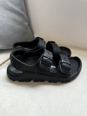 Birkenstock kids mogami birko-flor sandal in Black – size 30