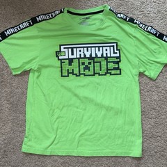 Minecraft Crocs J5, T-shirts, Hat, & Backpack W/Lunchbox Lot
