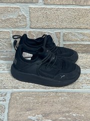 Puma Pacer Next Cage Black Slip On Sneaker Shoes Black Toddler Size 7C 366425-01