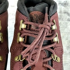 New No Box Timberland Converge Shell Toe Boot Burgundy Nubuck Youth Size 1.0