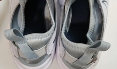 MISMATCHED Nike Flex Runner White/Gray DJ6038-010 Slip On Shoes 4.5Y-5Y READ