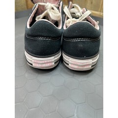 Converse All Star Junior Girls Size 2 Black Low Top Sneakers Shoes UK 1.5 EU33.5